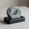 Apophis Space Rock with One-Piece Plastic Stand